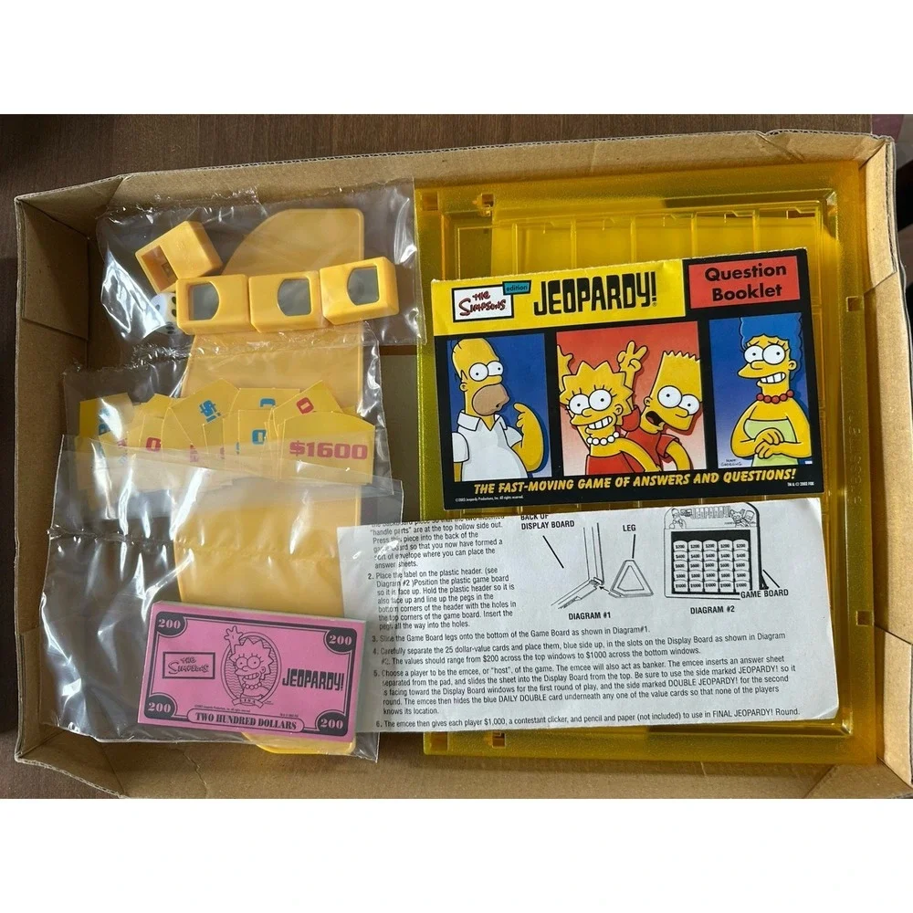 Simpsons jeopardy game